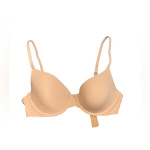 SKIMS Fits Everybody T-shirt Demi Bra 34B Clay NWT